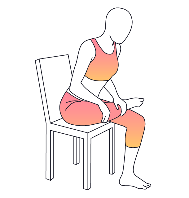 Piriformis and glute discount cross leg stretch